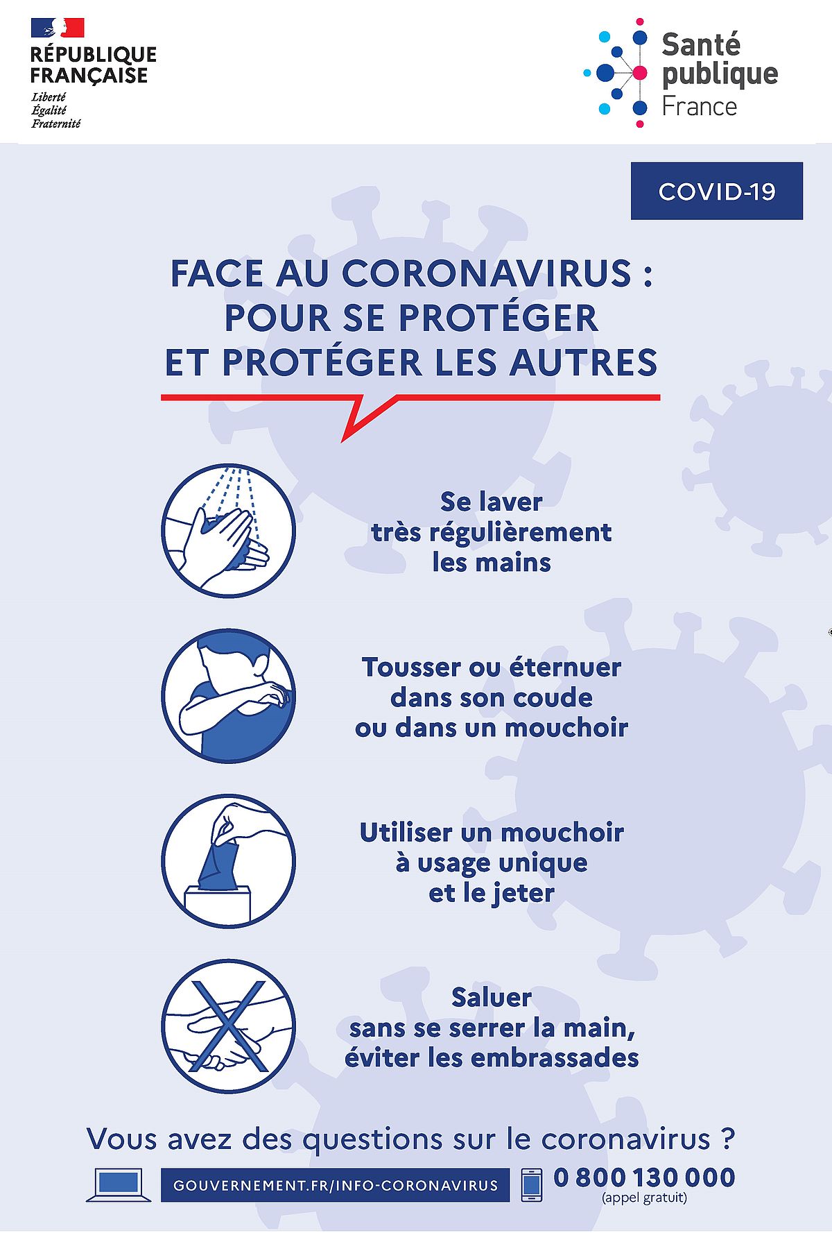 Coronavirus : les bons gestes à adopter